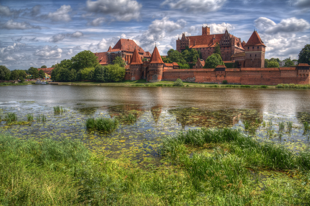 Château de Malbork, Pologne : la forteresse teutonique de Marienbourg