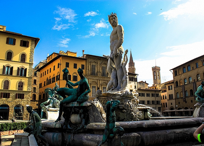 Piazza Della Signoria, Florence : Des Statues Et Sculptures Ultra ...